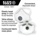 N95 Disposable Respirator 3pk 604403