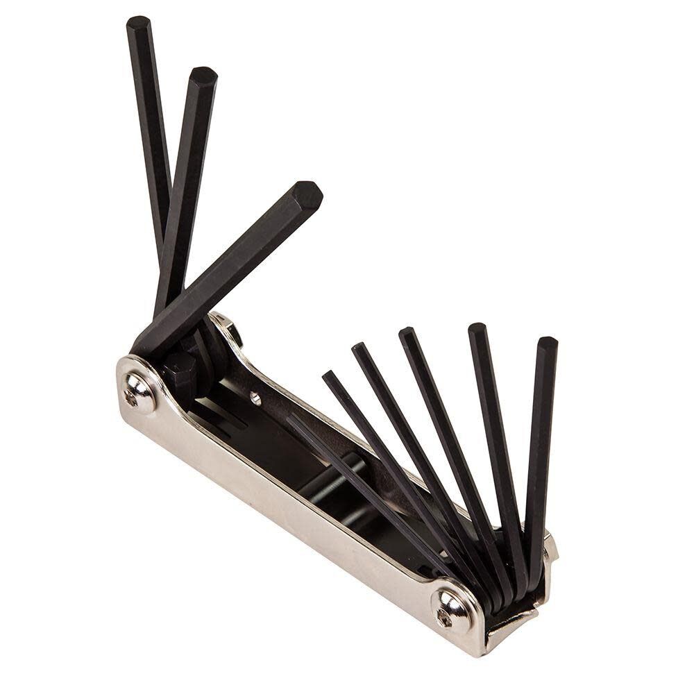 Nine-Key Inch Folding Hex Key Set 70591