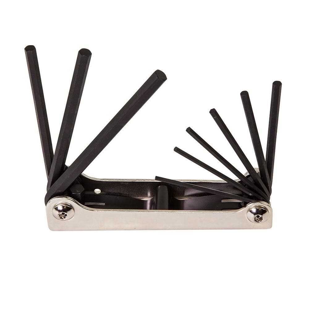 Nine-Key Inch Folding Hex Key Set 70591