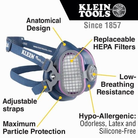 Tools P100 Half-Mask Respirator S/M 60246