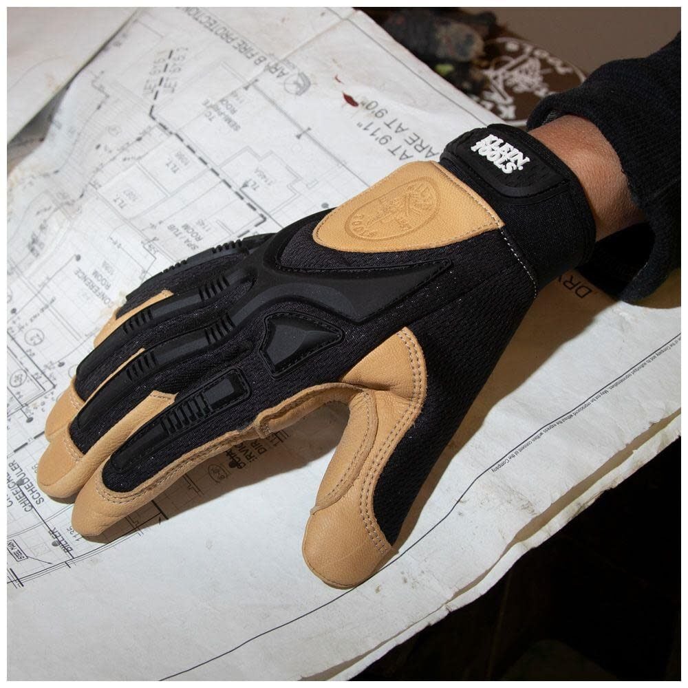 Pair of Leather Work Gloves - Large 60188