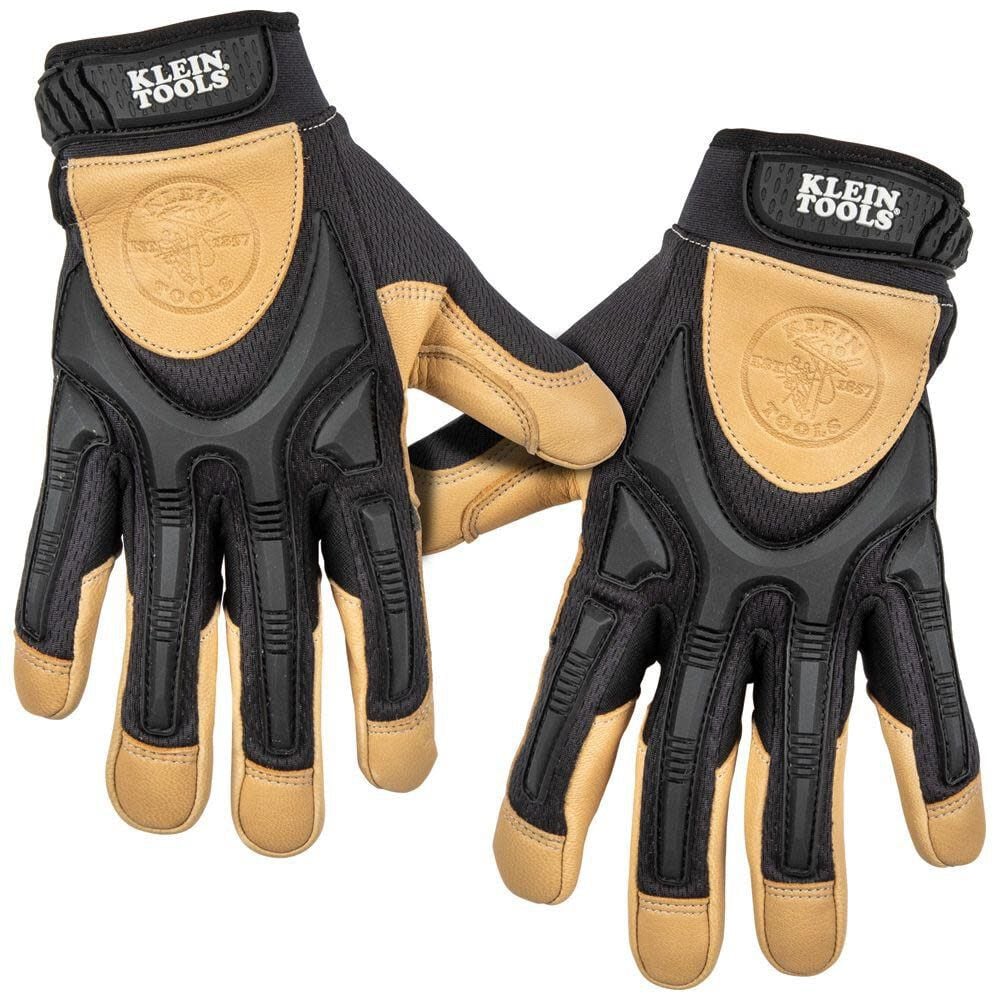 Pair of Leather Work Gloves - Large 60188