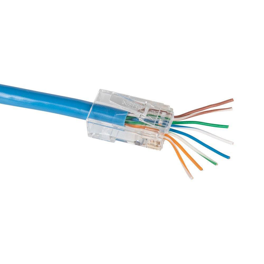 Pass-Thru Data Plug CAT5E 10 Pk VDV826728