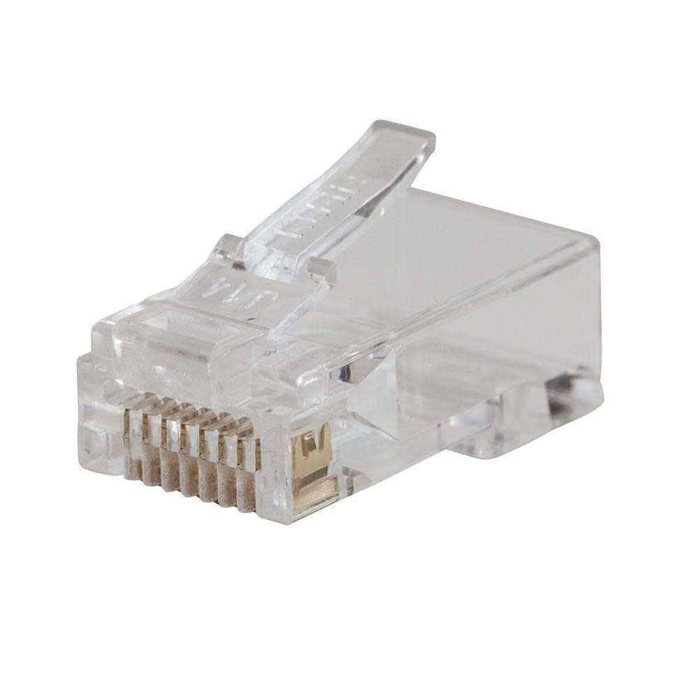 Pass-Thru Data Plug CAT5E 10 Pk VDV826728