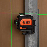 Green 91-ft Self-Leveling Indoor/Outdoor Cross Beam Cross-line Laser Level (Accessories Included) 93PLL