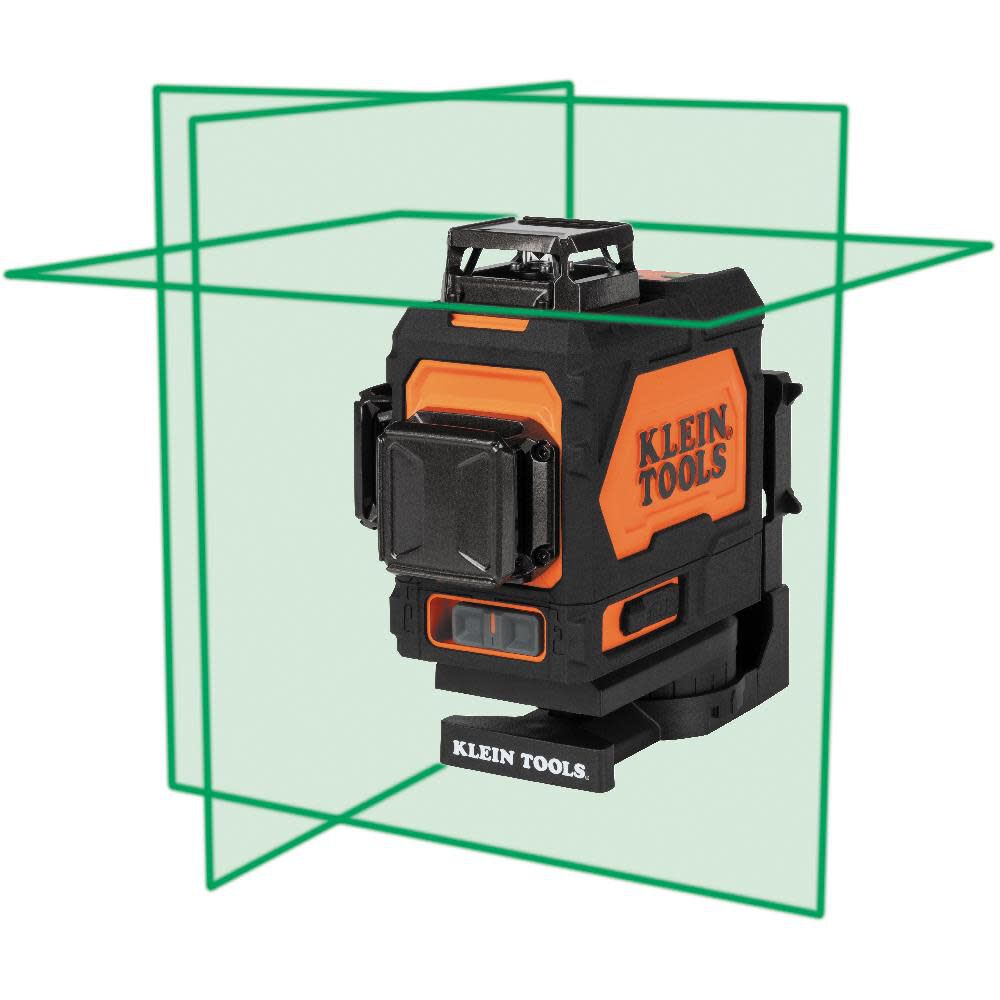 Green 91-ft Self-Leveling Indoor/Outdoor Cross Beam Cross-line Laser Level (Accessories Included) 93PLL