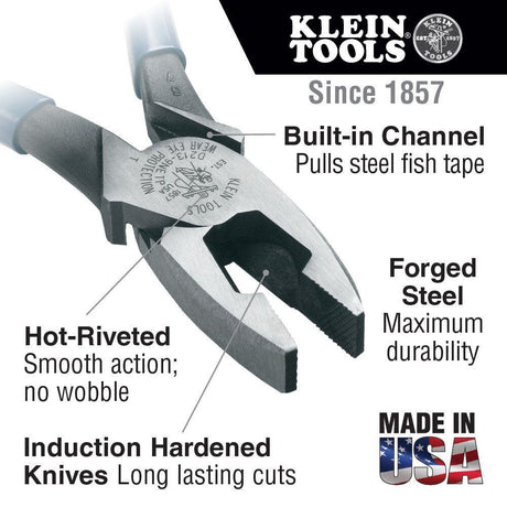 Tools Pliers Side Cut/Fish Tape Pulling J2139NETP