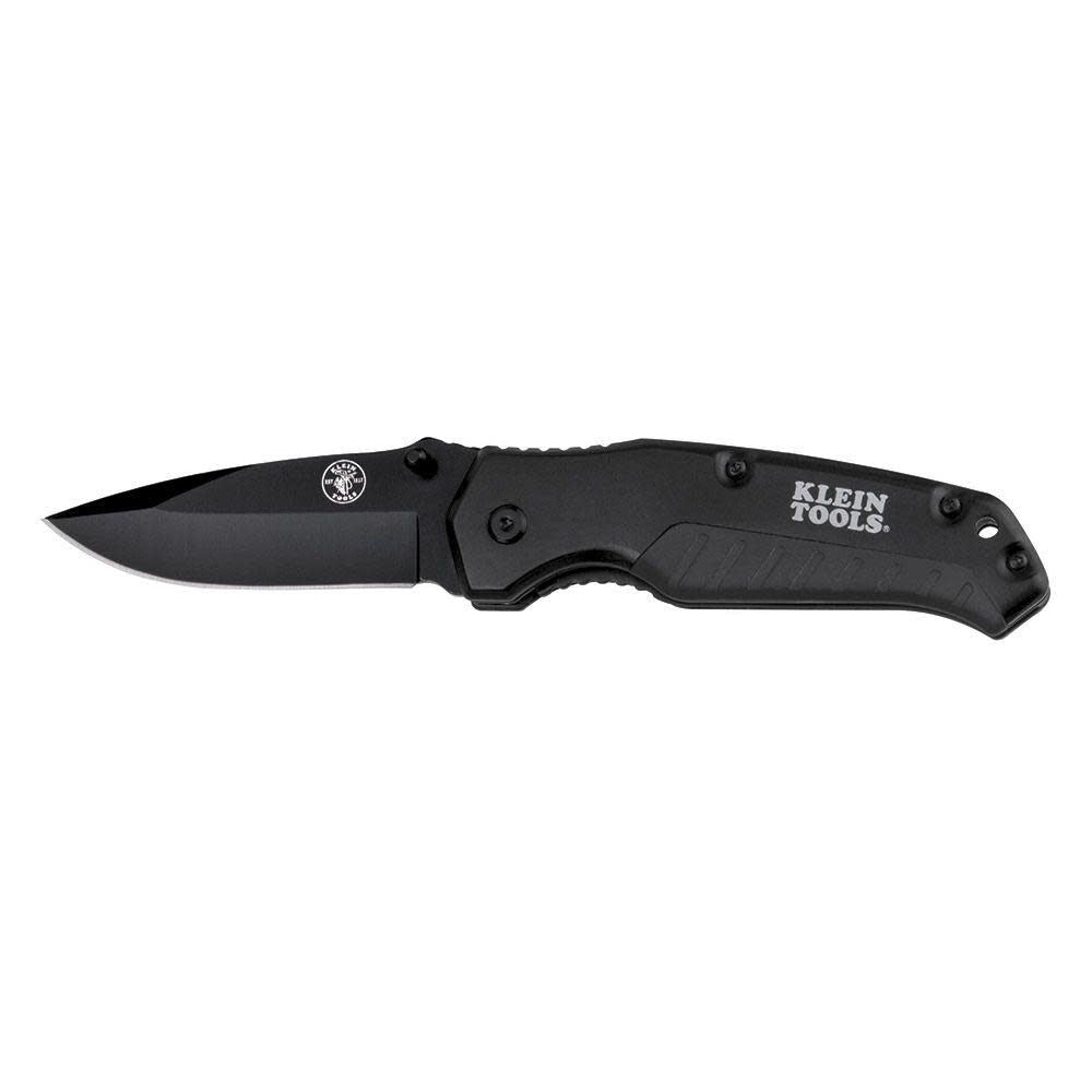 Pocket Knife Black Drop Point Blade 44220