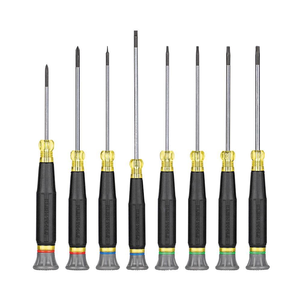 8-Piece Bi-material Handle Assorted Drive Screwdriver Set Screwdriver 85617