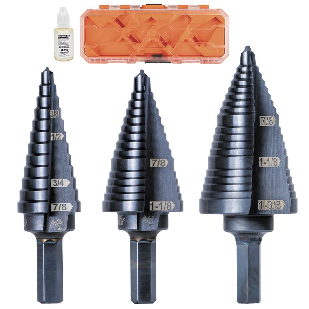 Premium Hex Step Bit Set 3pc KTSBSPRO