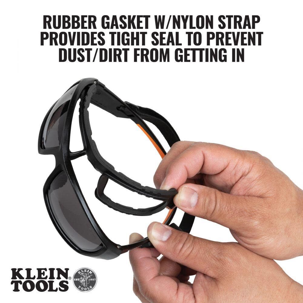 Pro Gasket Safety Glasses Gray 60471