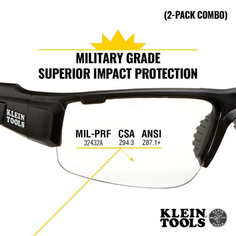 Tools PRO Safety Glasses Semi Combo Pack 60173