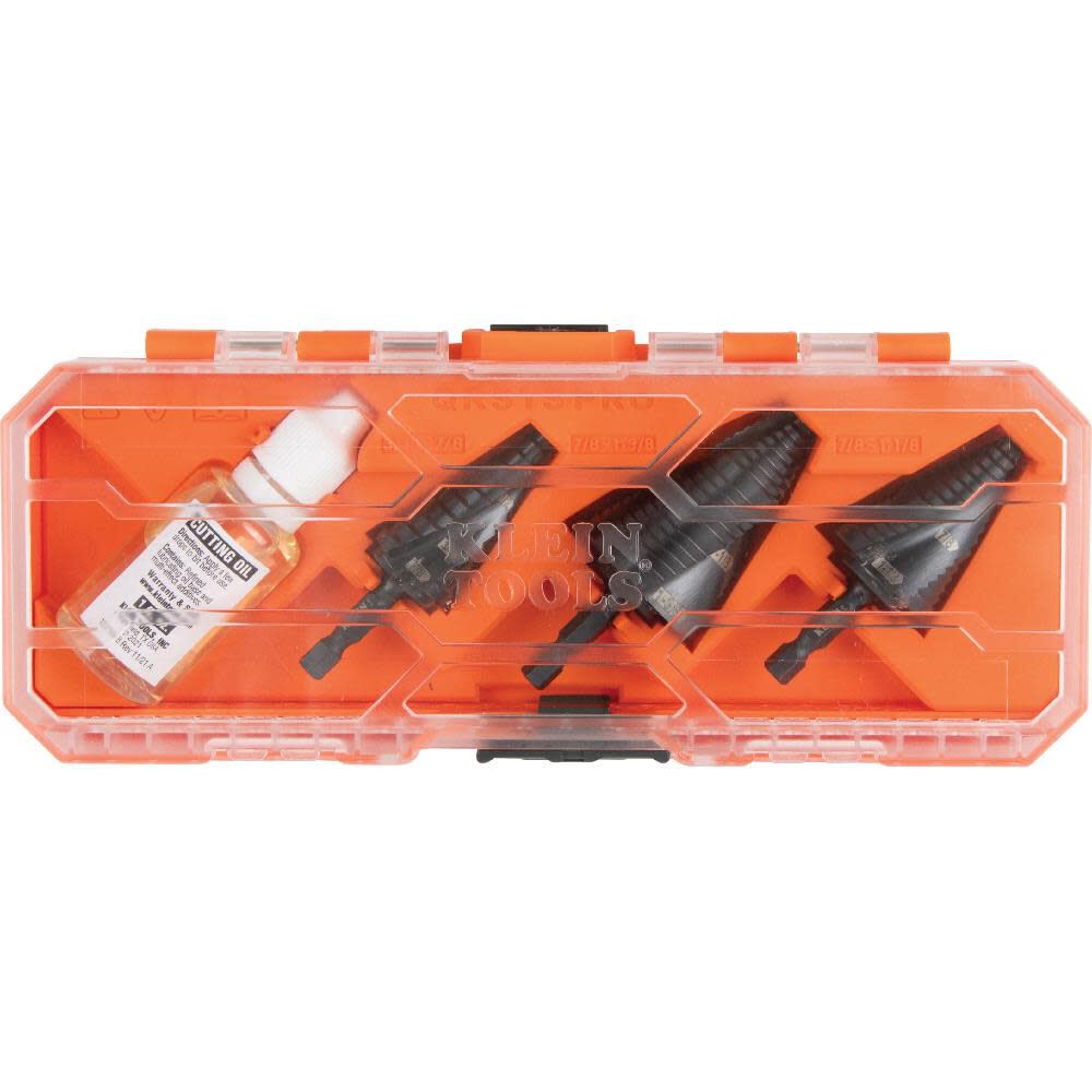 Quick Release Step Bit Set 3pc QRSTSPRO