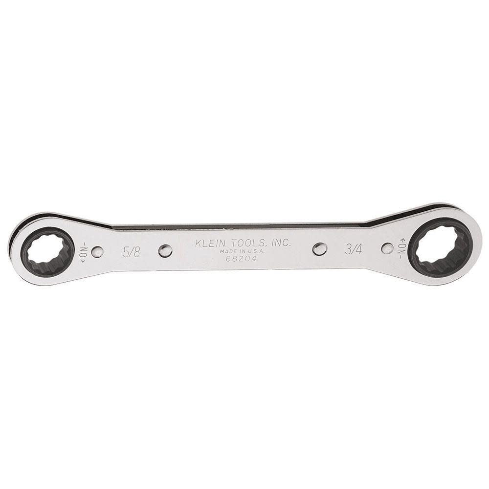 Ratcheting Box Wrench 5/8in x 3/4in 68204