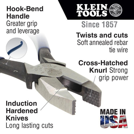 Rebar Work Pliers (Plain Handle) 2017CST