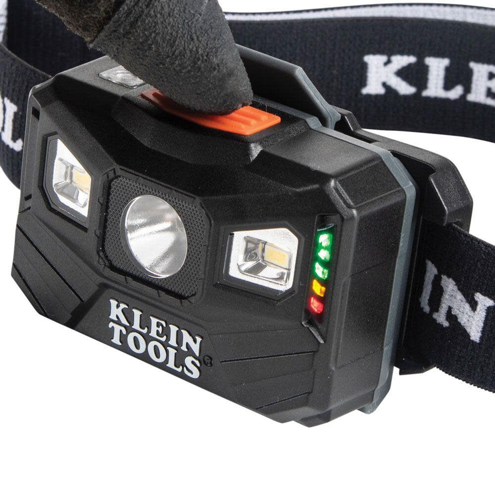 Rechargeable Headlamp with Strap 400 Lumen All-Day Runtime Auto-Off 56048