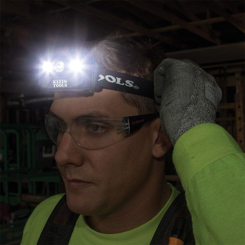 Rechargeable Headlamp with Strap 400 Lumen All-Day Runtime Auto-Off 56048