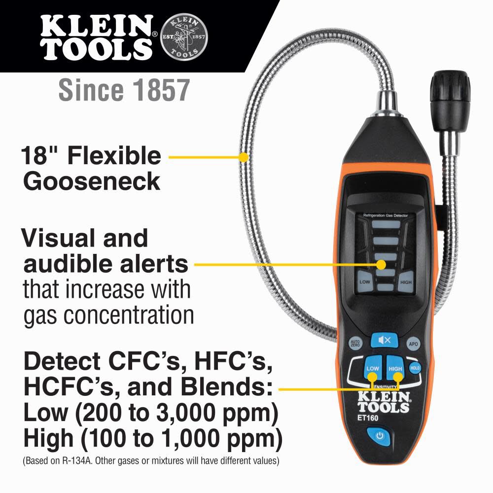 Refrigerant Gas Detector ET160