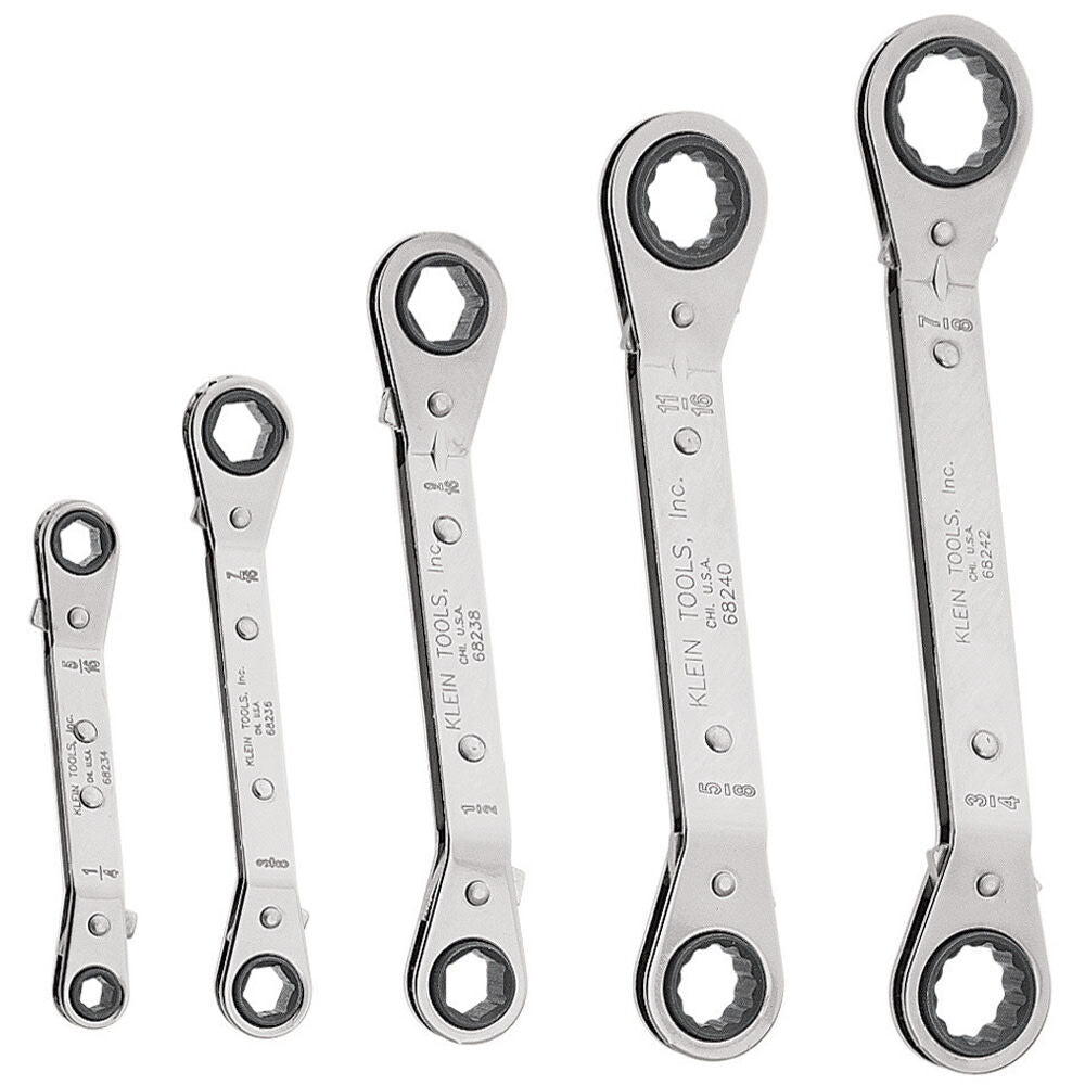 5-Piece Set Standard (SAE) Ratchet Wrench 68245