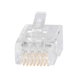 RJ45 CAT6A UTP Pass Thru Plug 200pk VDV826-764