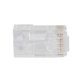 RJ45 CAT6A UTP Pass Thru Plug 50pk VDV826-704