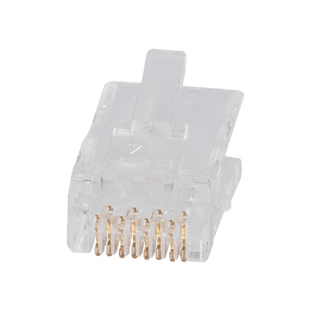 RJ45 CAT6A UTP Pass Thru Plug 50pk VDV826-704