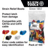 RJ45 Strain Relief Boots 100pk VDV824650