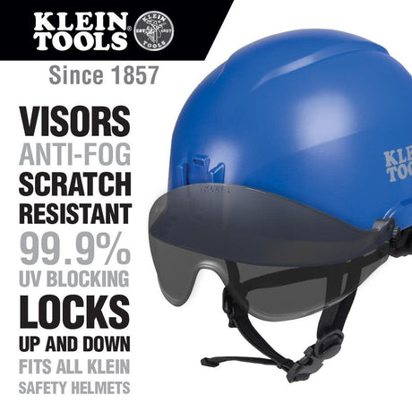 Tools Safety Helmet Visor Gray Tinted VISORGRAY