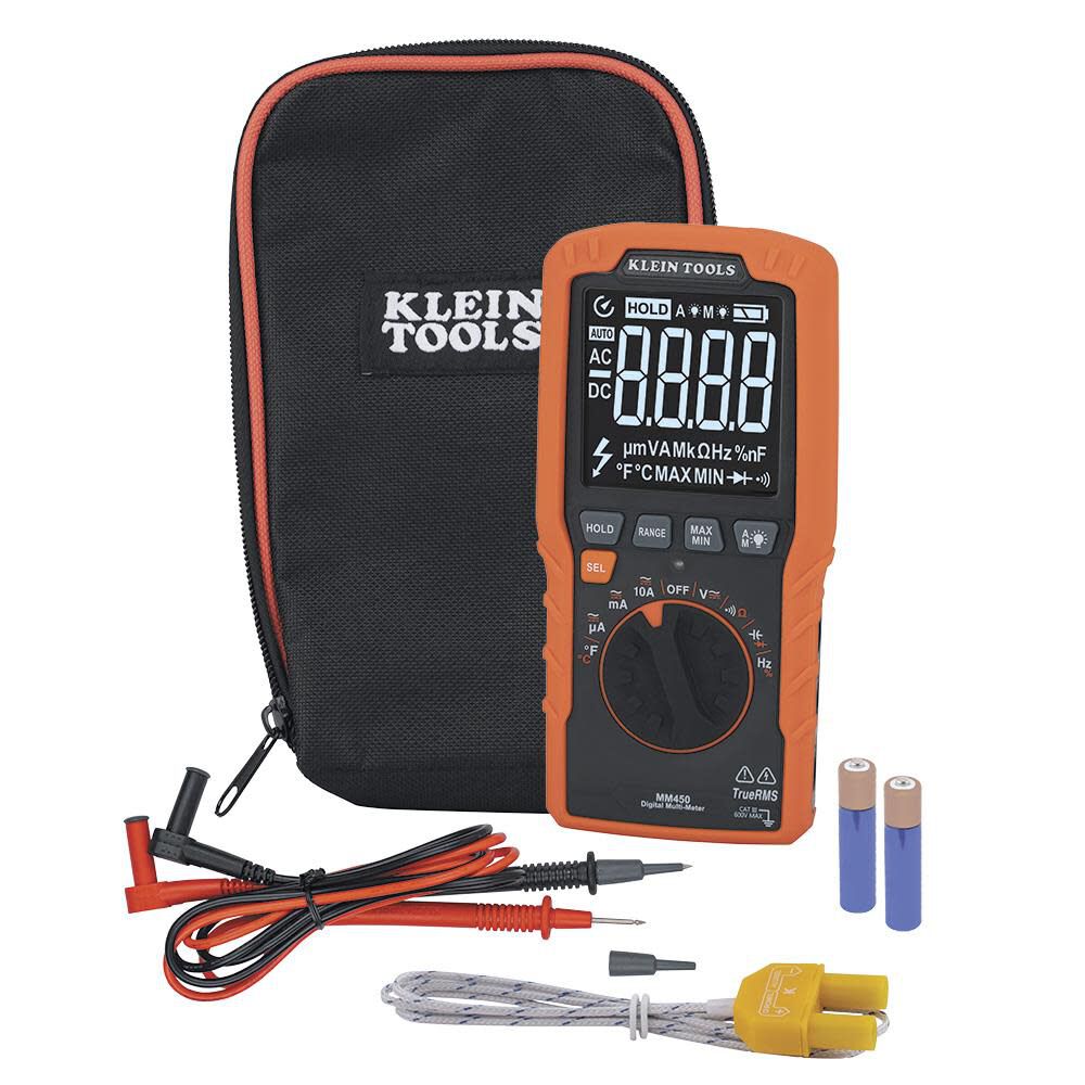 Slim Digital Multimeter TRMS Auto Ranging MM450