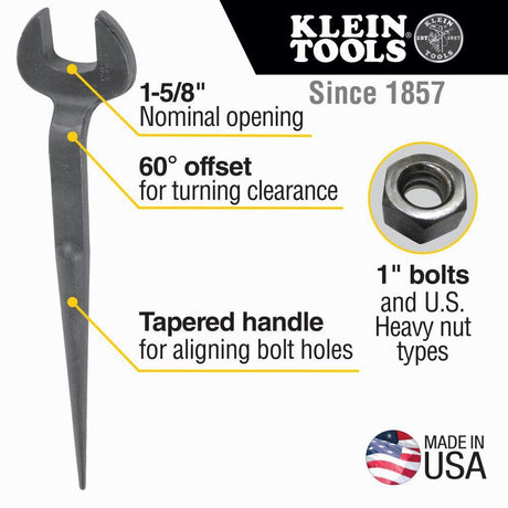 Spud Wrench 1-5/8in Heavy Nut 3214