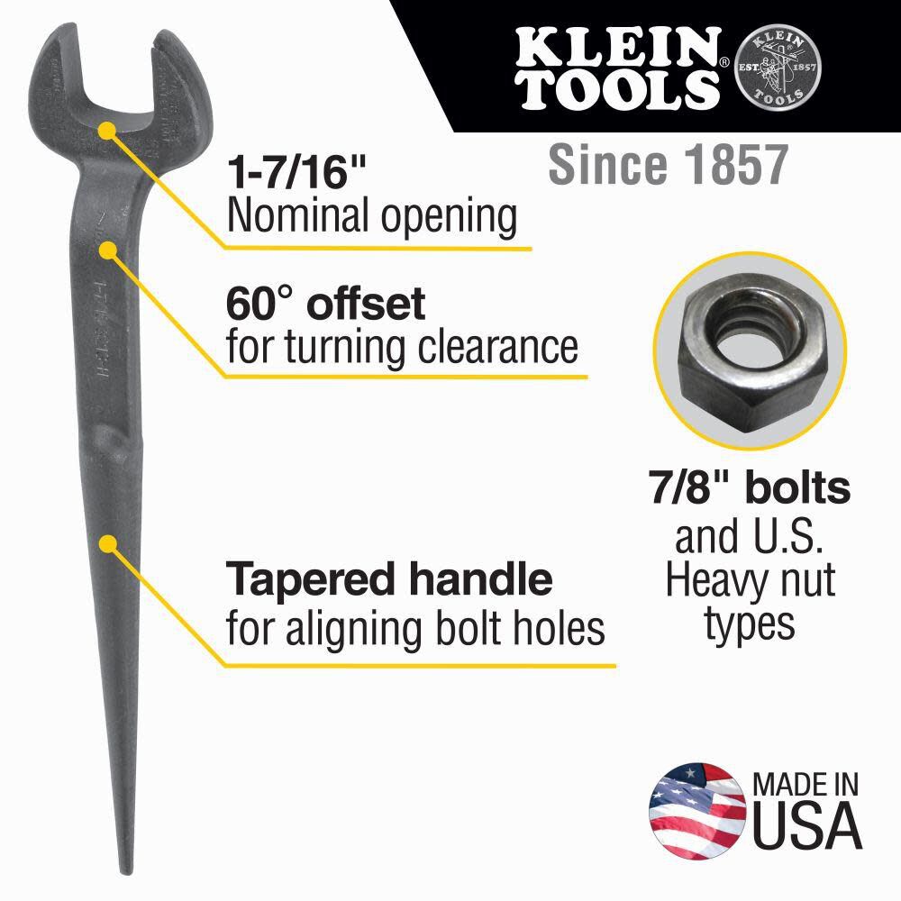 Spud Wrench1-7/16in Heavy Nut 3213