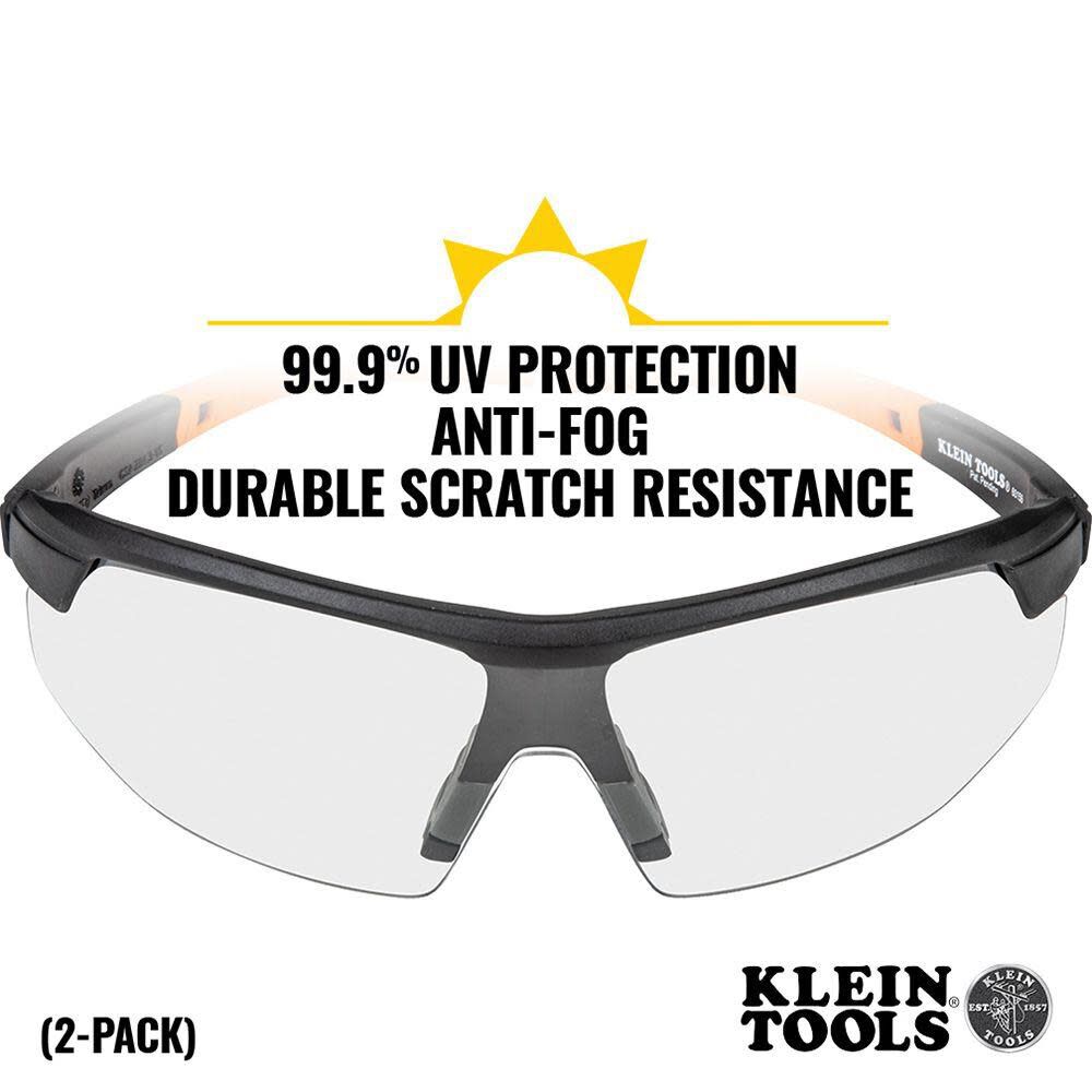 Standard Safety Glasses Clear Lens 2-pack 60171