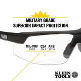 Standard Safety Glasses Clear Lens 60159