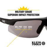 Standard Safety Glasses Gray Lens 60160