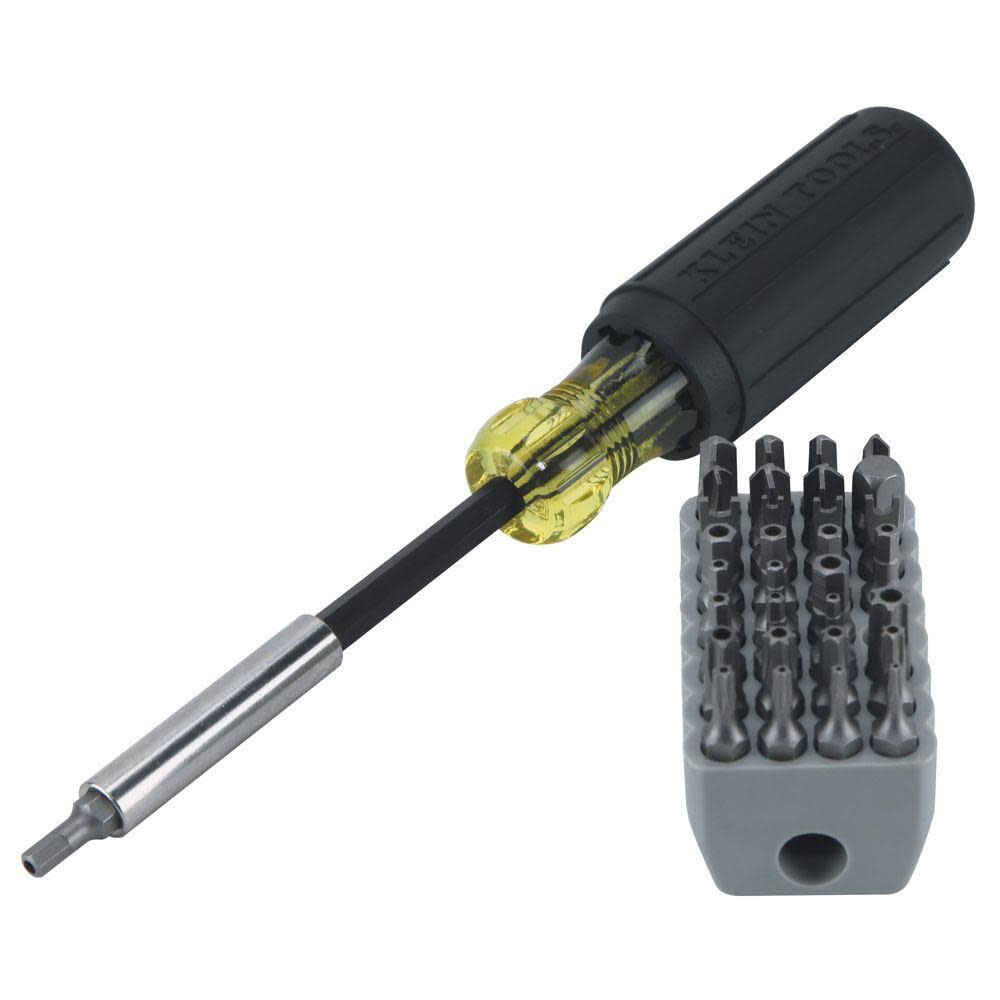 32-Piece Bi-material Handle Multi-bit Multi Tool Screwdriver Set 32510