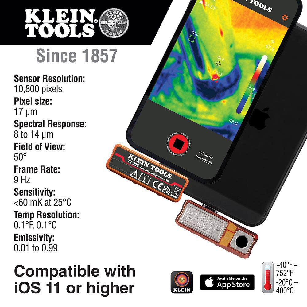 Tools Thermal Imager for iOS Devices TI222