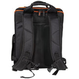 Black Ballistic Nylon 9-in Zippered Backpack 55482