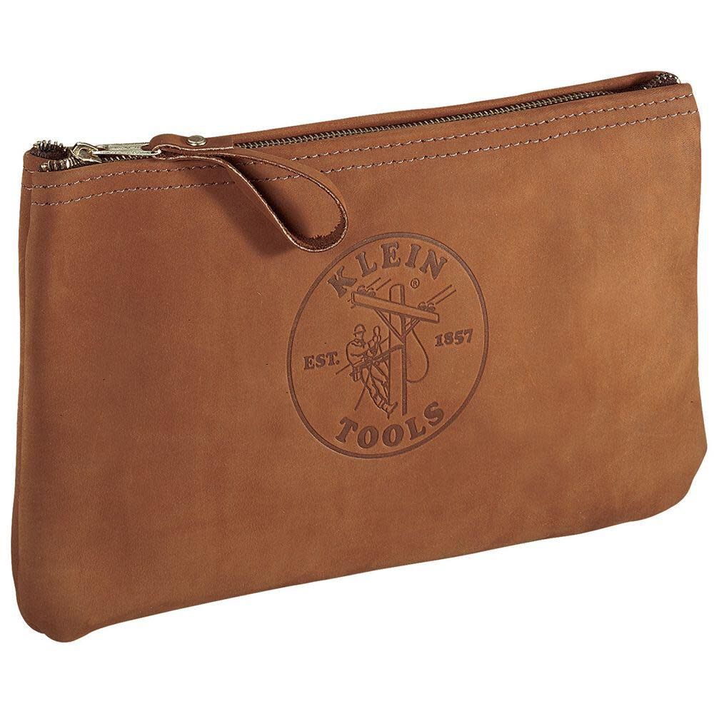 Top-Grain Leather Zipper Bag 5139L