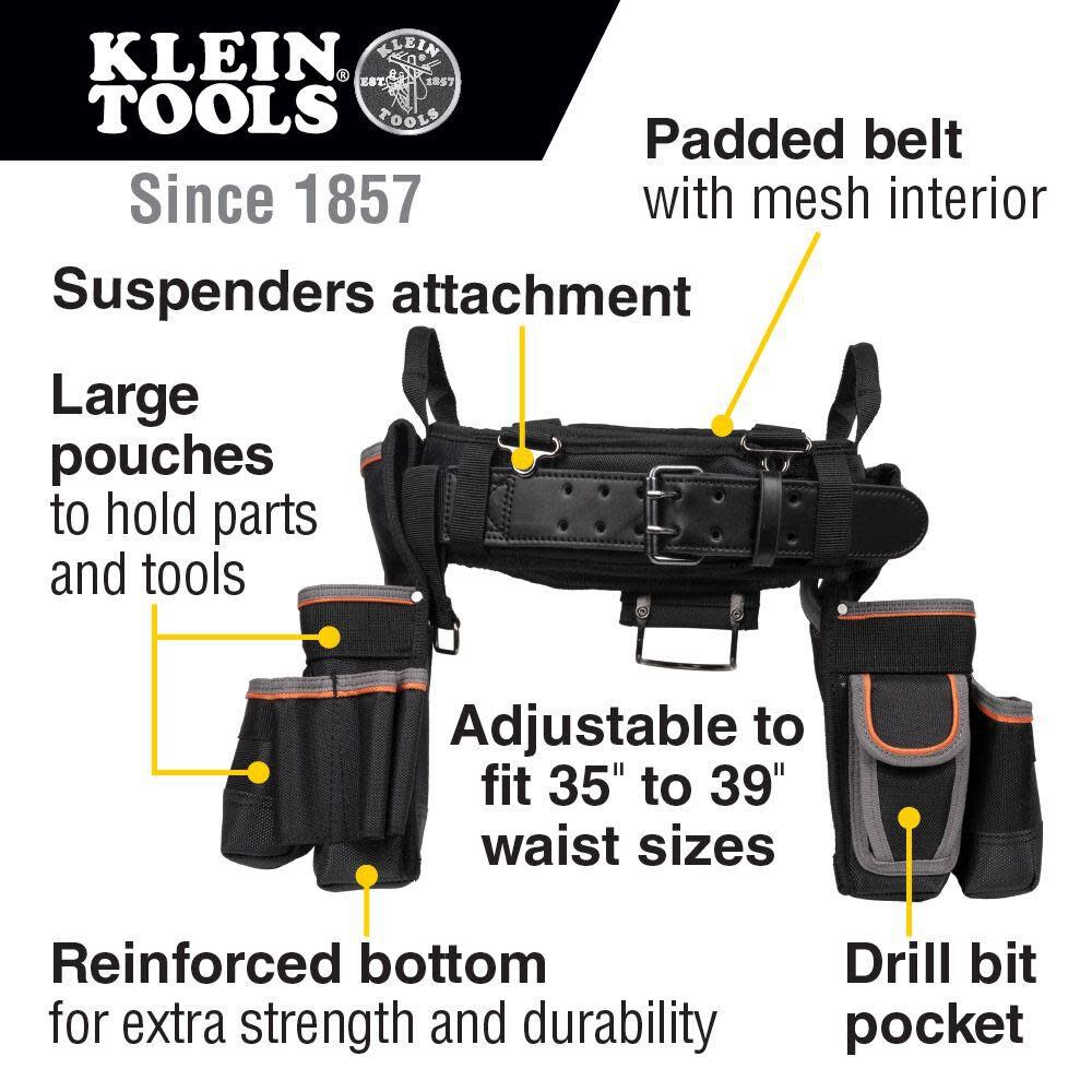 Tradesman Pro Electrician Ballistic Nylon Tool Belt 55428