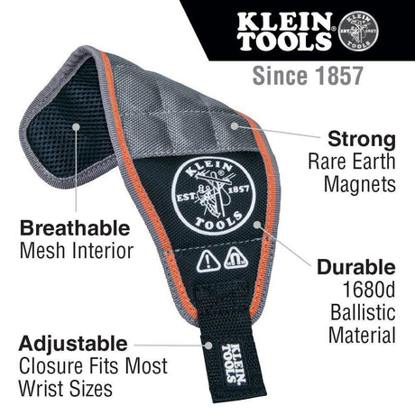 Tradesman Pro(TM) Magnetic Wristband 1680D Ballistic Material Magnetic Accessory 55895