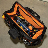 Tradesman Pro(TM) Wide-Open Tool Bag Black Ballistic Nylon 16.25-in Zippered Tool Bag 55469