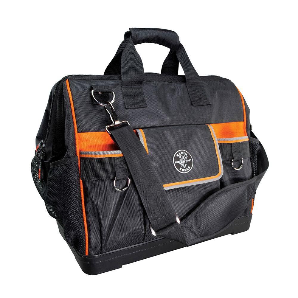 Tradesman Pro(TM) Wide-Open Tool Bag Black Ballistic Nylon 16.25-in Zippered Tool Bag 55469