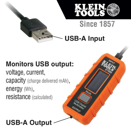 Tools USB Digital Meter, USB Type A ET900