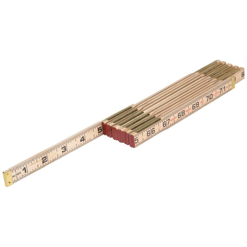 Wood Folding Rule Inside Reading 9006