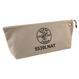 Zipper Canvas Tool Bag Natural 5539LNAT