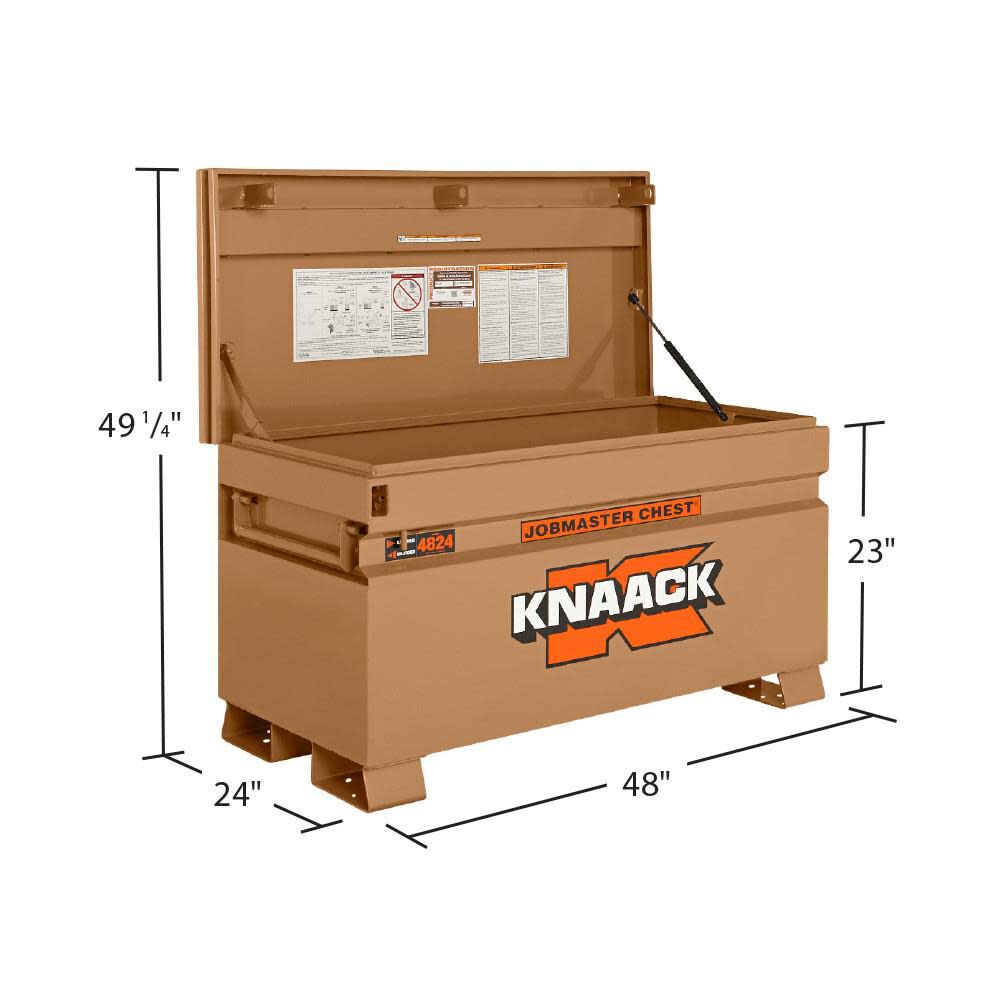 24-in W x 48-in L x 28.25-in Steel Jobsite Box 4824