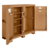 JOBMASTER Cabinet 60-in W x 24-in L x 60-in H Brown Steel Jobsite Box 111