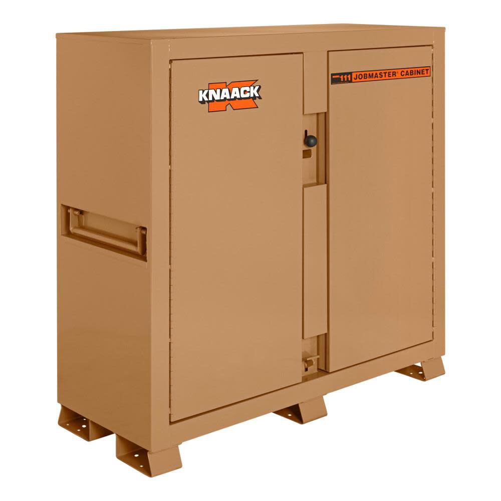 JOBMASTER Cabinet 60-in W x 24-in L x 60-in H Brown Steel Jobsite Box 111