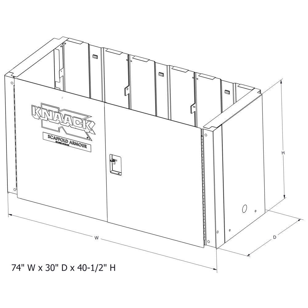 Scaffold Armour Mobile Secured Storage SA-01