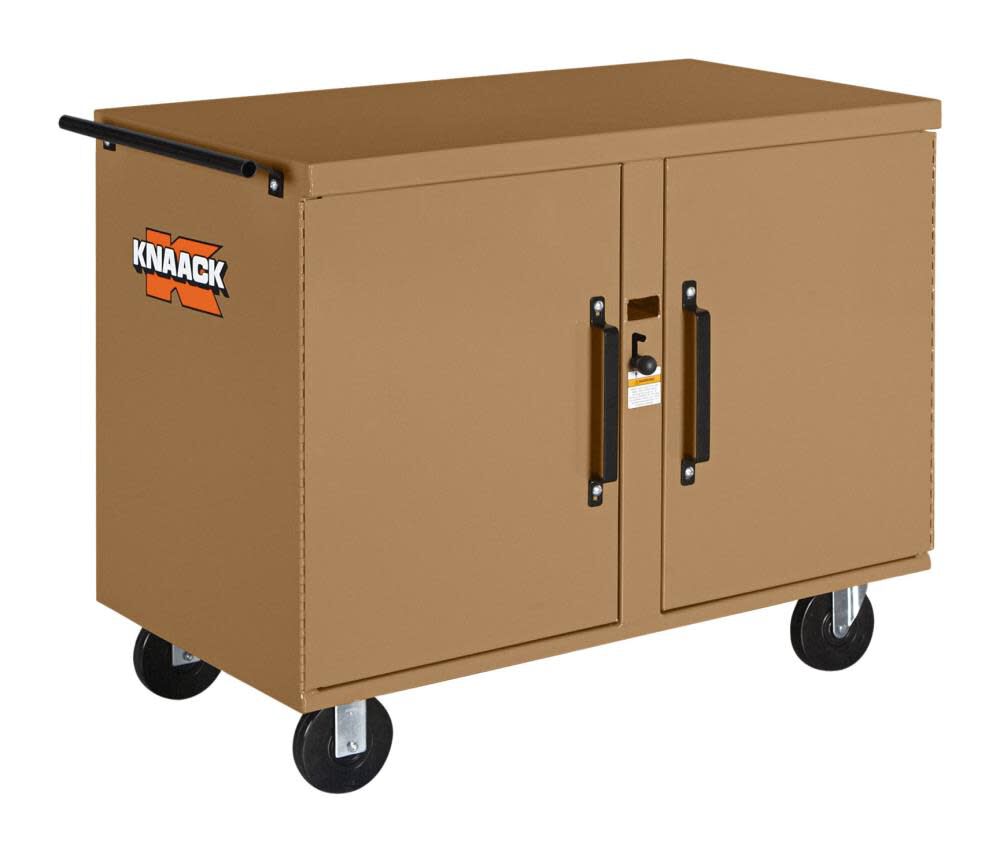 STORAGEMASTER Rolling Work Bench Steel Jobsite Box 49